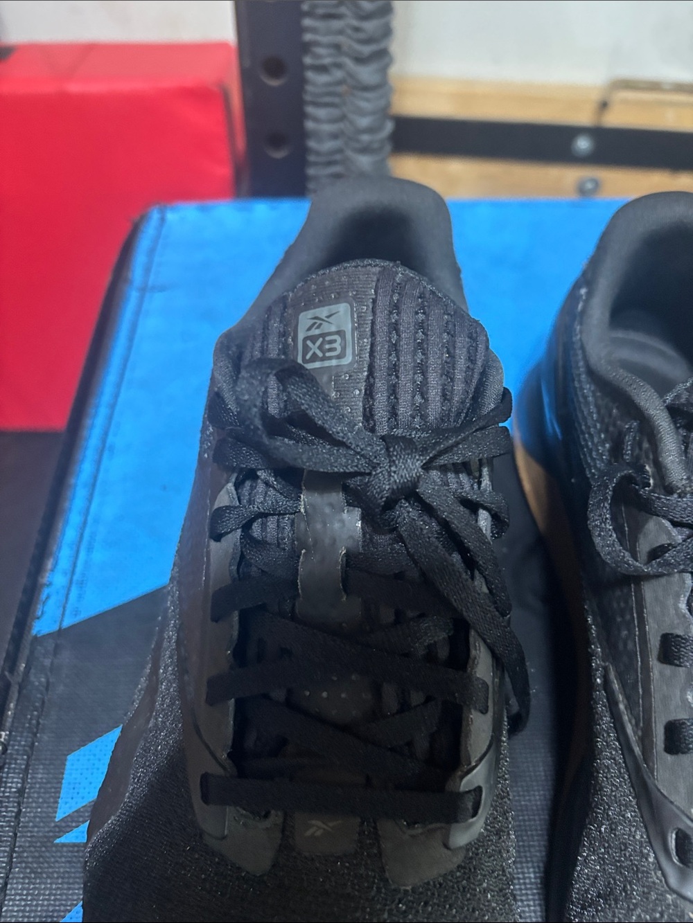 Reebok Black with Gum Sole Cross-Training Shoes - Picture 4 of 7